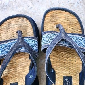 Lower East Side Navy Blue Slides 7.5